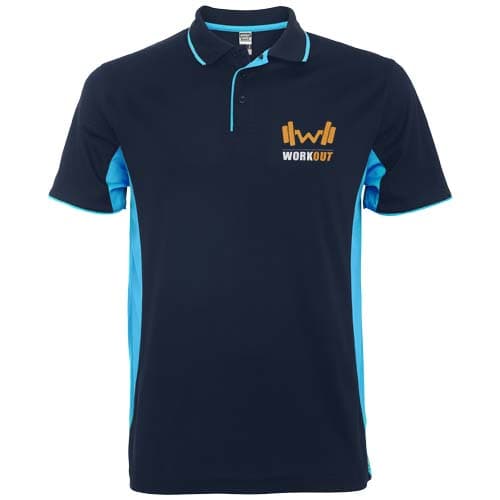 Montmelo koszulka polo unisex z krótkim rękawem 150 g/m²