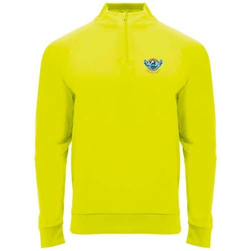 Epiro bluza unisex z długim rękawem i zamkiem błyskawicznym 1/4 200 g/m²