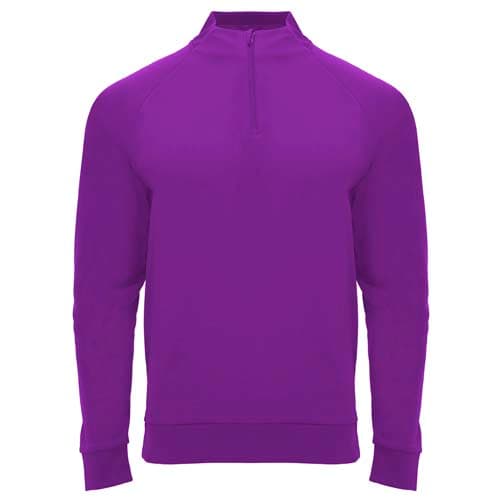 Epiro bluza unisex z długim rękawem i zamkiem błyskawicznym 1/4 200 g/m²