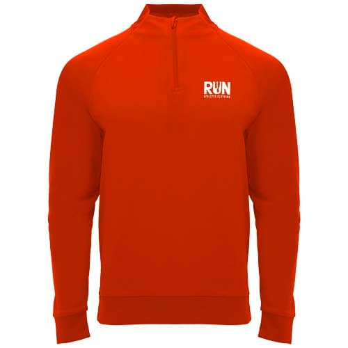 Epiro bluza unisex z długim rękawem i zamkiem błyskawicznym 1/4 200 g/m²