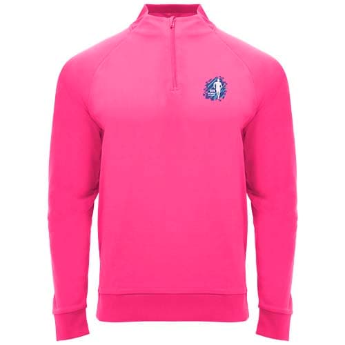 Epiro bluza unisex z długim rękawem i zamkiem błyskawicznym 1/4 200 g/m²