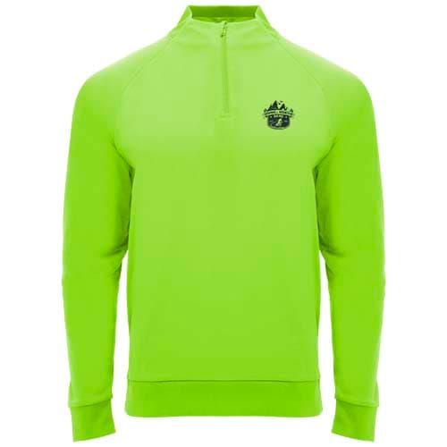 Epiro bluza unisex z długim rękawem i zamkiem błyskawicznym 1/4 200 g/m²