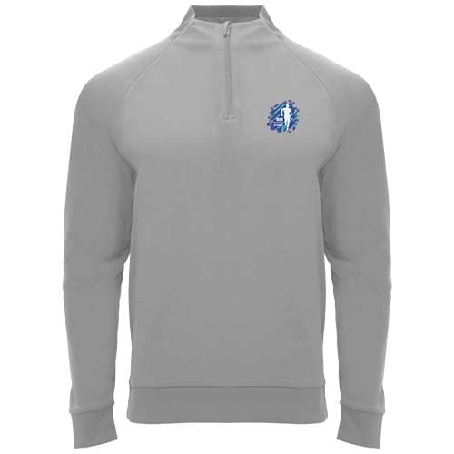 Epiro bluza unisex z długim rękawem i zamkiem błyskawicznym 1/4 200 g/m²