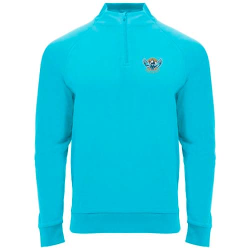 Epiro bluza unisex z długim rękawem i zamkiem błyskawicznym 1/4 200 g/m²