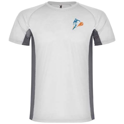 Shanghai sportowa koszulka męska z krótkim rękawem 140 g/m²