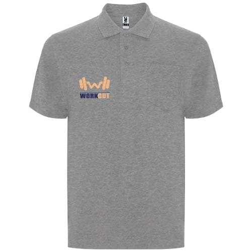 Centauro Premium koszulka polo unisex z krótkim rękawem 220 g/m²