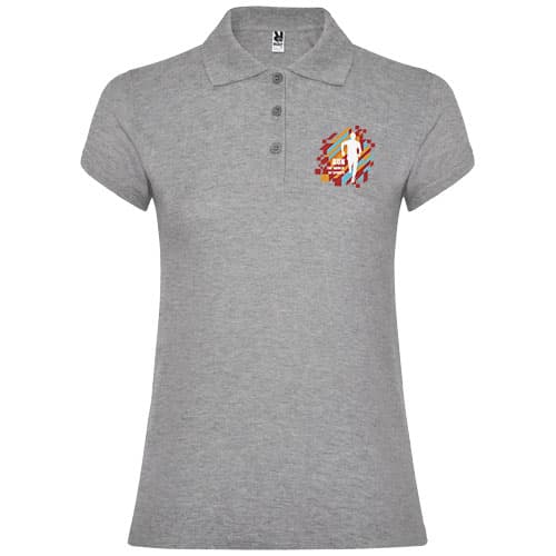 Star koszulka damska polo z krótkim rękawem 200 g/m²