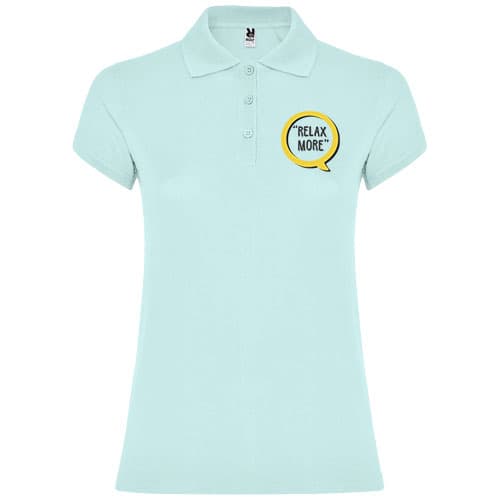 Star koszulka damska polo z krótkim rękawem 200 g/m²