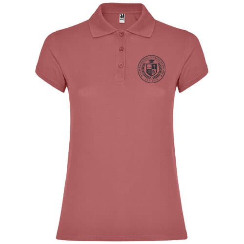 Star koszulka damska polo z krótkim rękawem 200 g/m²