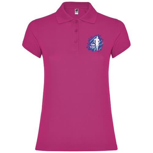 Star koszulka damska polo z krótkim rękawem 200 g/m²
