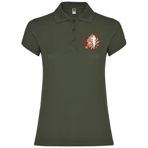 Star koszulka damska polo z krótkim rękawem 200 g/m²