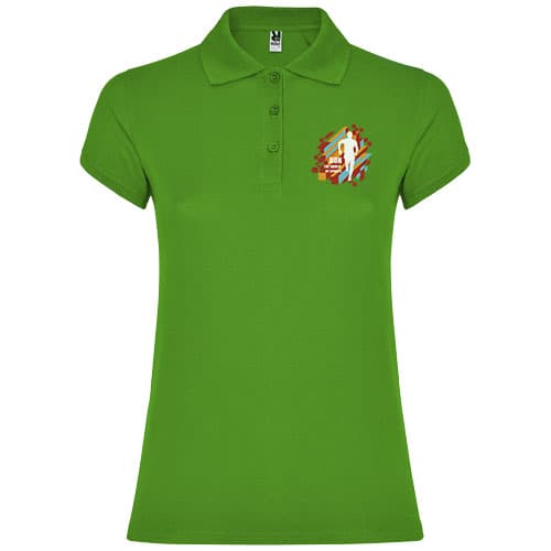 Star koszulka damska polo z krótkim rękawem 200 g/m²