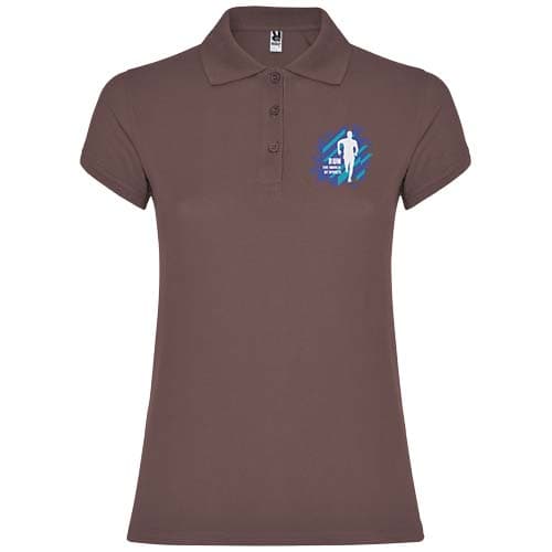 Star koszulka damska polo z krótkim rękawem 200 g/m²