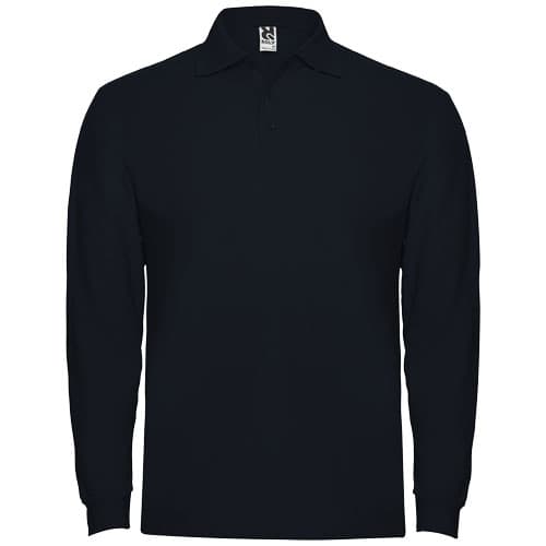 Estrella koszulka męska polo z długim rękawem 220 g/m²