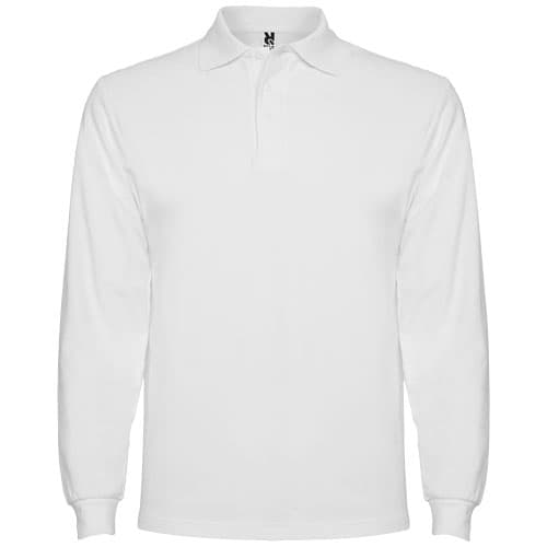 Estrella koszulka męska polo z długim rękawem 220 g/m²