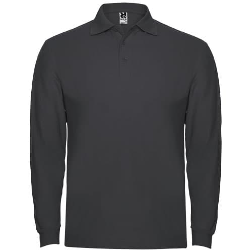 Estrella koszulka męska polo z długim rękawem 220 g/m²