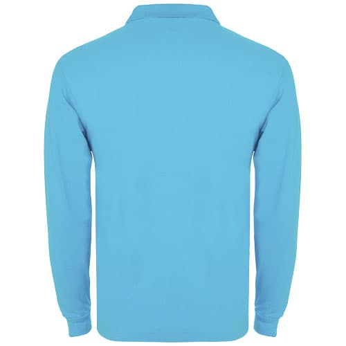 Estrella koszulka męska polo z długim rękawem 220 g/m²