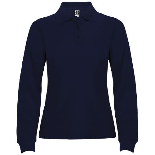 Estrella koszulka damska polo z długim rękawem 220 g/m²
