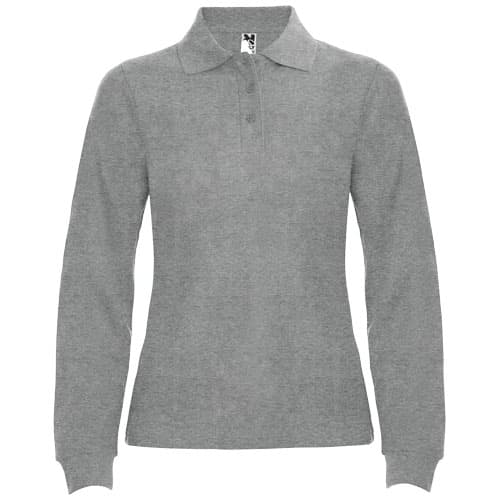 Estrella koszulka damska polo z długim rękawem 220 g/m²