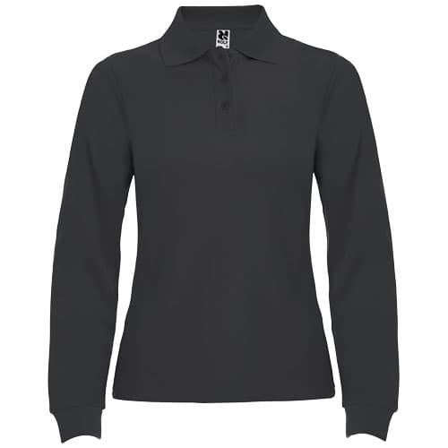 Estrella koszulka damska polo z długim rękawem 220 g/m²
