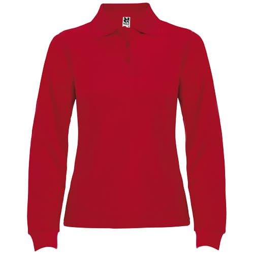 Estrella koszulka damska polo z długim rękawem 220 g/m²