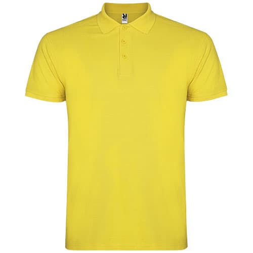 Star koszulka męska polo z krótkim rękawem 200 g/m²
