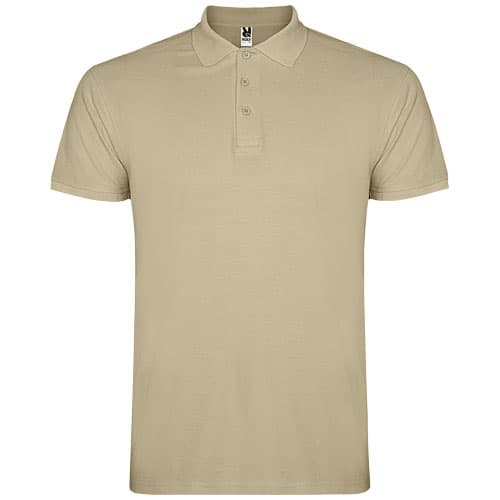 Star koszulka męska polo z krótkim rękawem 200 g/m²