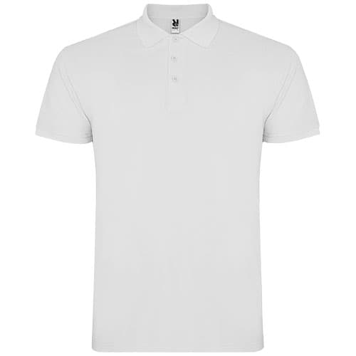 Star koszulka męska polo z krótkim rękawem 200 g/m²