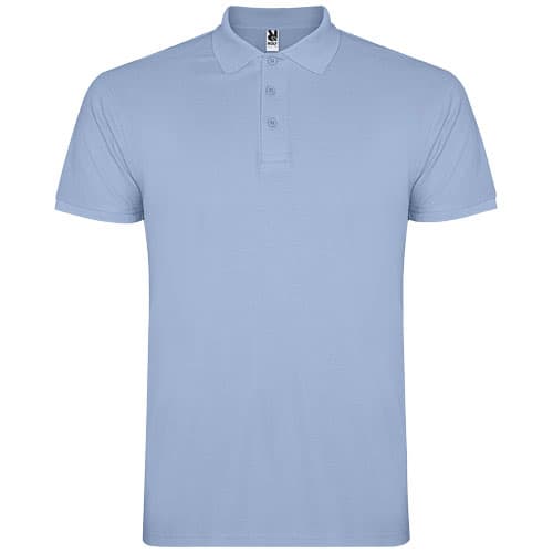 Star koszulka męska polo z krótkim rękawem 200 g/m²
