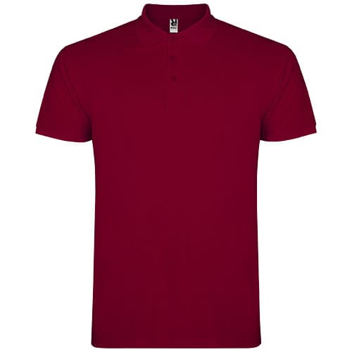 Star koszulka męska polo z krótkim rękawem 200 g/m²