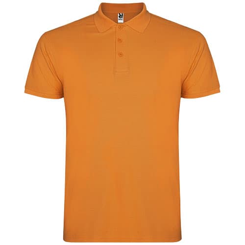Star koszulka męska polo z krótkim rękawem 200 g/m²