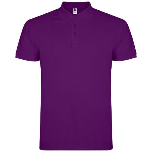 Star koszulka męska polo z krótkim rękawem 200 g/m²