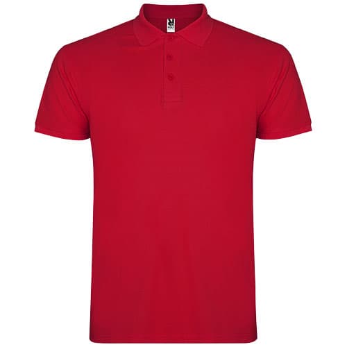 Star koszulka męska polo z krótkim rękawem 200 g/m²