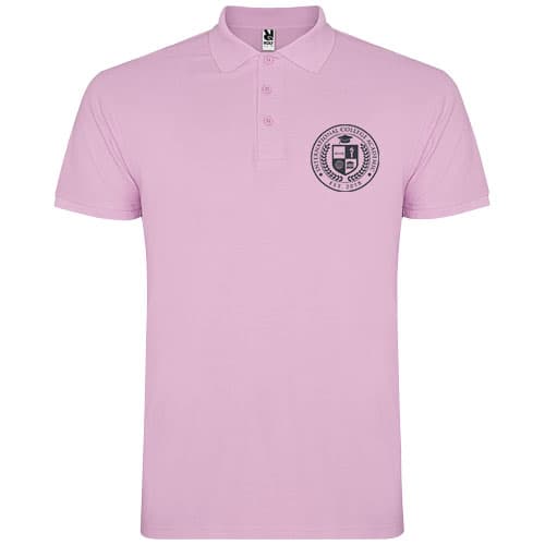 Star koszulka męska polo z krótkim rękawem 200 g/m²