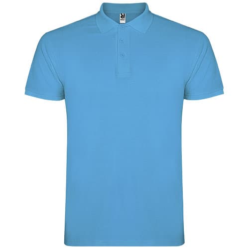 Star koszulka męska polo z krótkim rękawem 200 g/m²