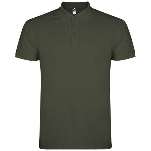 Star koszulka męska polo z krótkim rękawem 200 g/m²