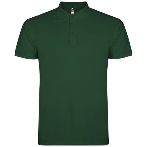 Star koszulka męska polo z krótkim rękawem 200 g/m²