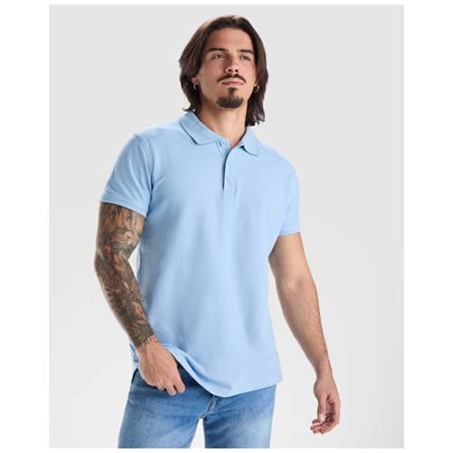 Star koszulka męska polo z krótkim rękawem 200 g/m²