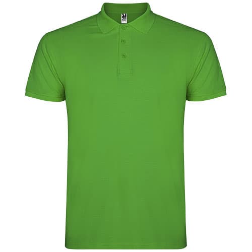 Star koszulka męska polo z krótkim rękawem 200 g/m²