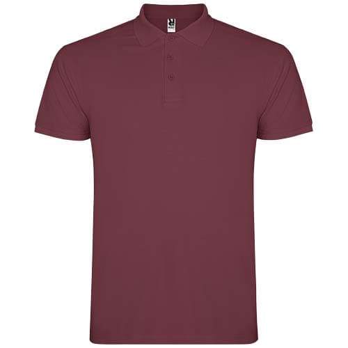 Star koszulka męska polo z krótkim rękawem 200 g/m²