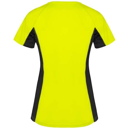Shanghai sportowa koszulka damska z krótkim rękawem 140 g/m²