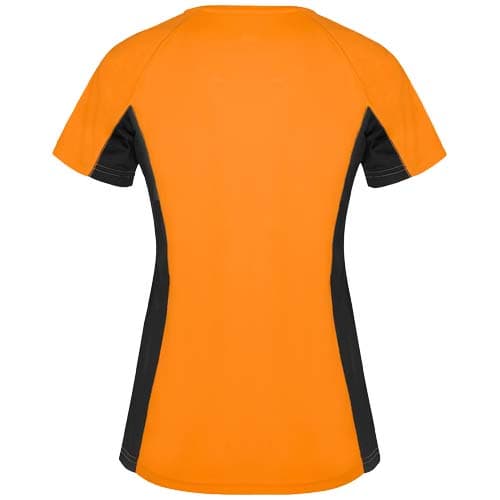 Shanghai sportowa koszulka damska z krótkim rękawem 140 g/m²