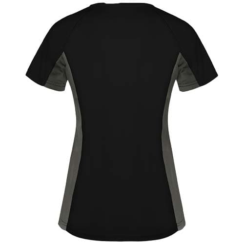 Shanghai sportowa koszulka damska z krótkim rękawem 140 g/m²
