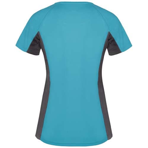 Shanghai sportowa koszulka damska z krótkim rękawem 140 g/m²