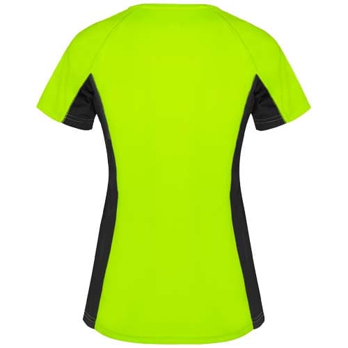 Shanghai sportowa koszulka damska z krótkim rękawem 140 g/m²