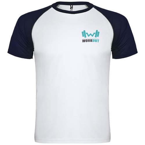Indianapolis sportowa koszulka unisex z krótkim rękawem 140 g/m²