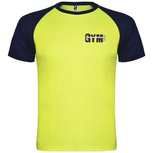 Indianapolis sportowa koszulka unisex z krótkim rękawem 140 g/m²
