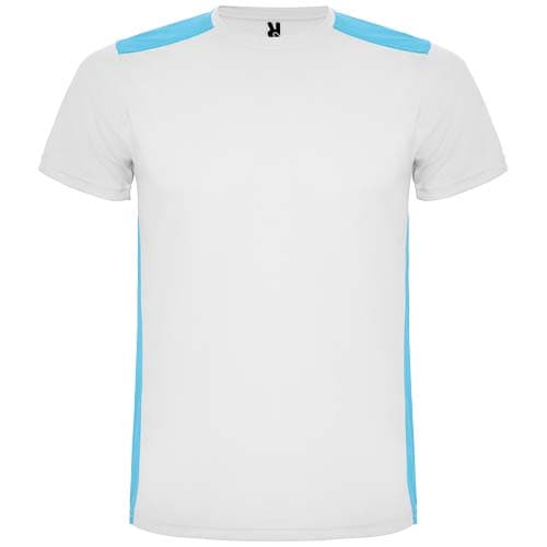 Detroit sportowa koszulka unisex z krótkim rękawem 130 g/m²