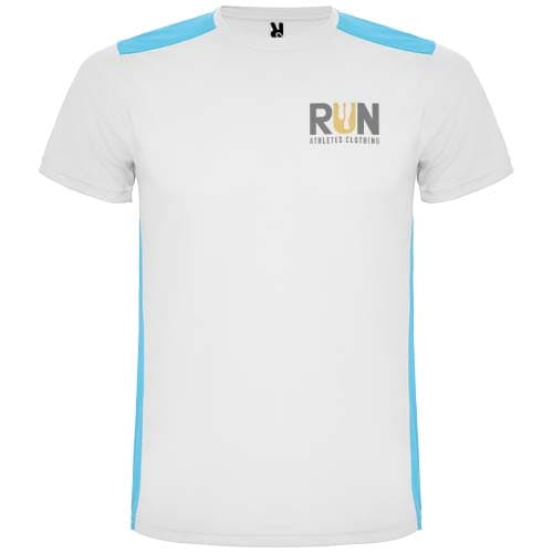 Detroit sportowa koszulka unisex z krótkim rękawem 130 g/m²