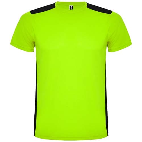 Detroit sportowa koszulka unisex z krótkim rękawem 130 g/m²